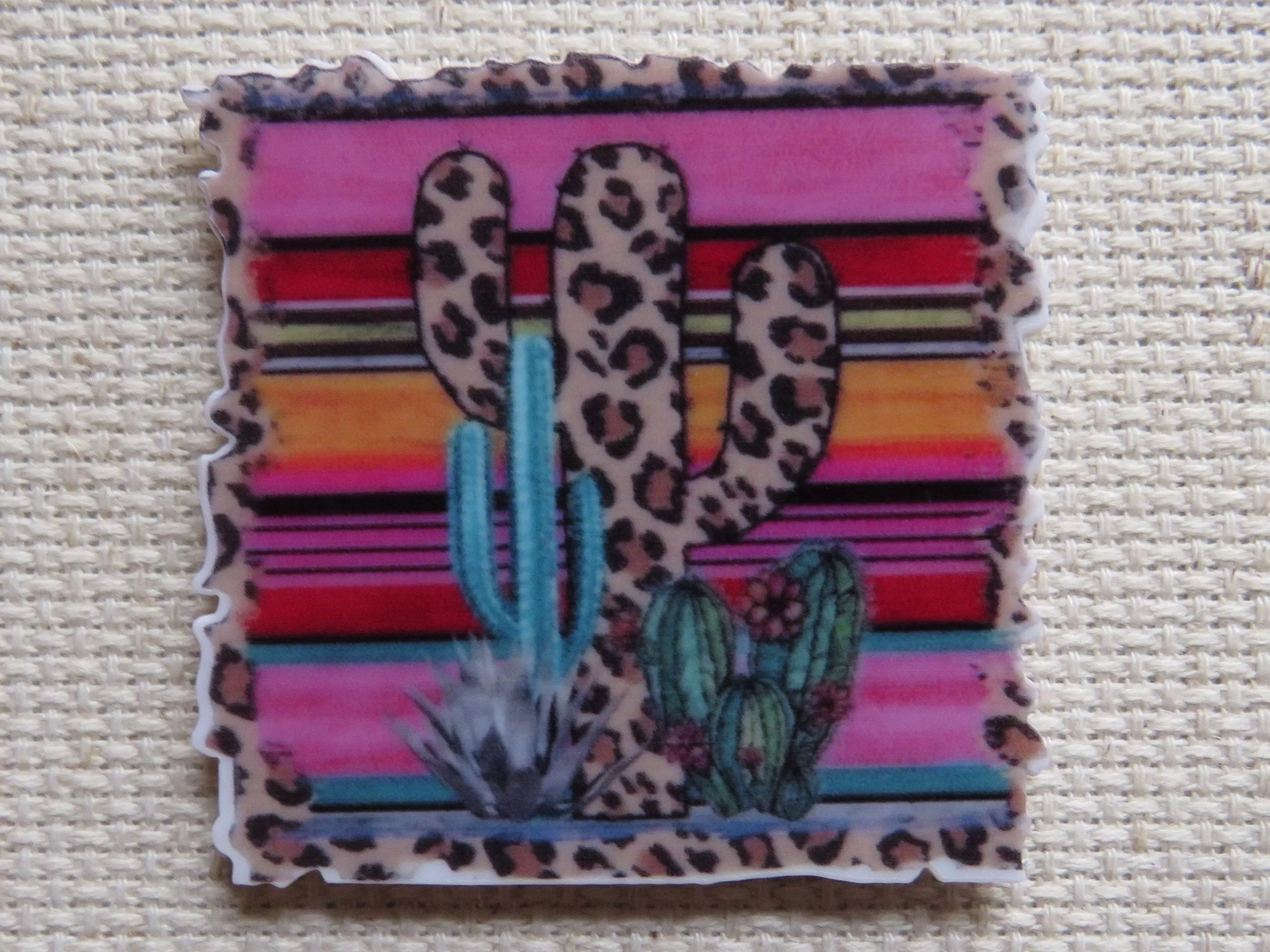 Large Cactus Needle Minder, Cover Minder, Magnet