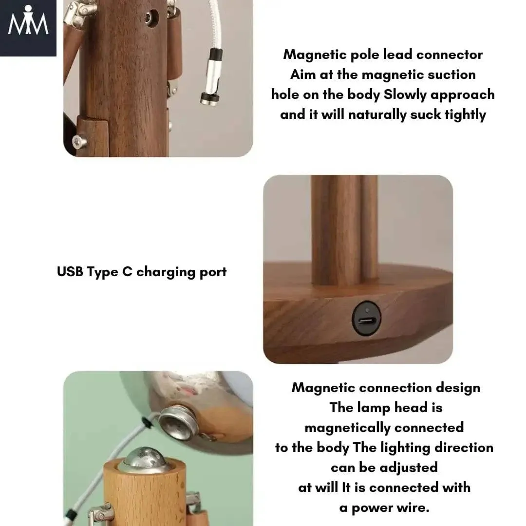 Lunar Orbit Magnetik Desk Lamp -Warm light for bedroom