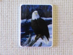 Majestic Bald Eagle Needle Minder, Cover Minder, Magnet
