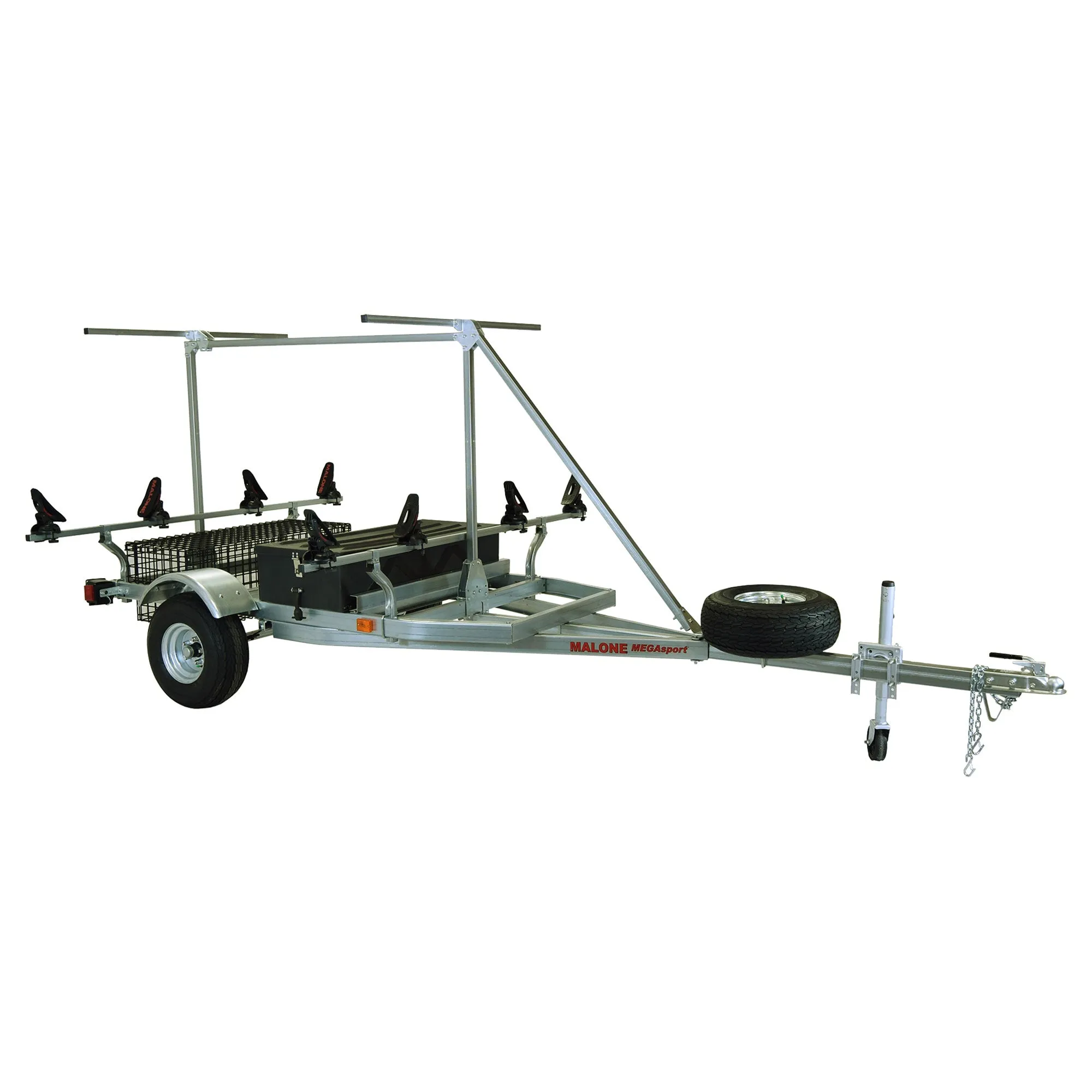 Malone MegaSport 2-Boat SaddleUp Pro Trailer Package w/ 2nd Tier