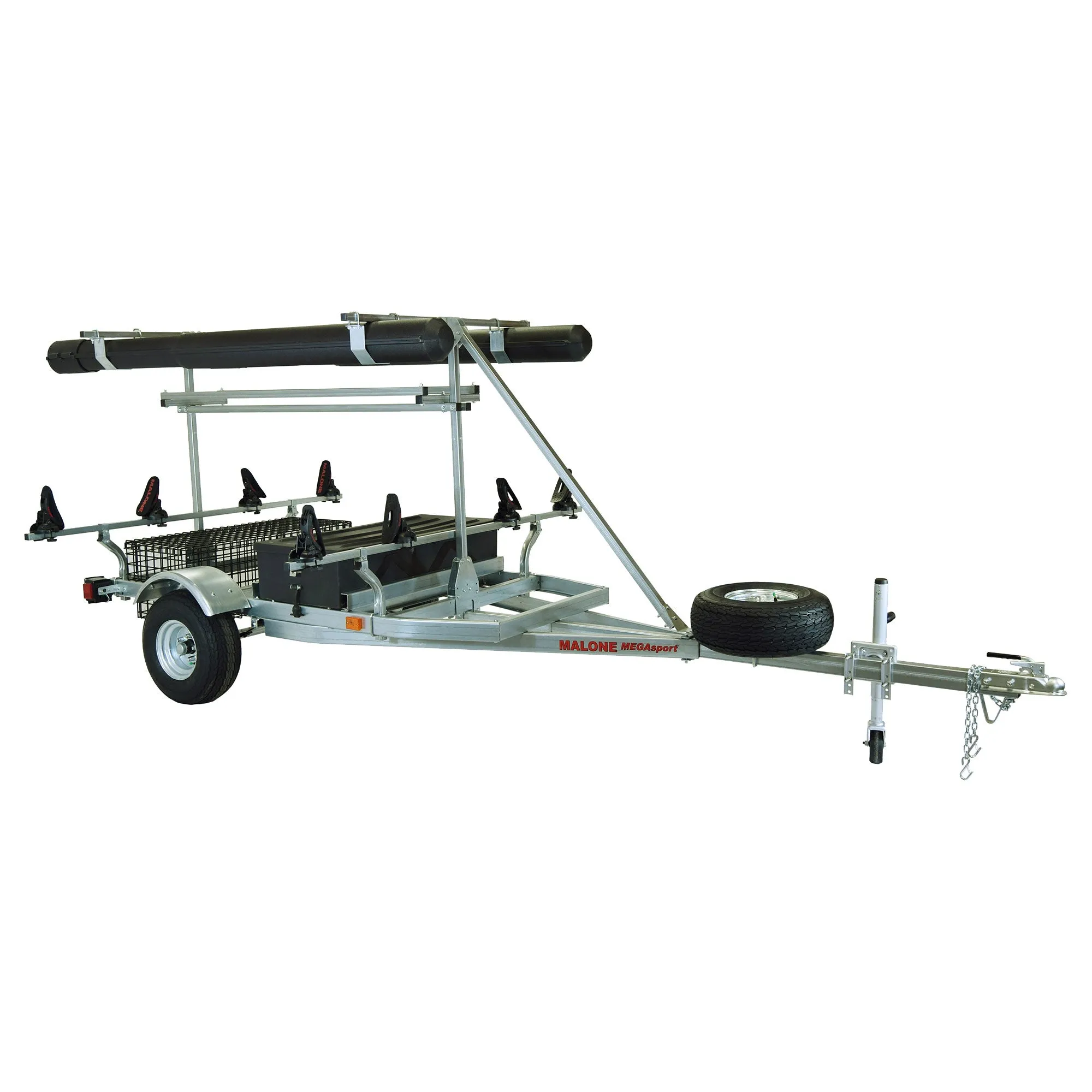 Malone MegaSport 2-Boat SaddleUp Pro Ultimate Angler Trailer Package