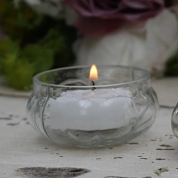 Mini Glass Tealight Holders (Set of 6)