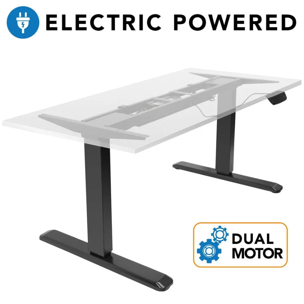 Mount-It! Dual Motor Electric Standing Desk (Frame Only), MI-8030