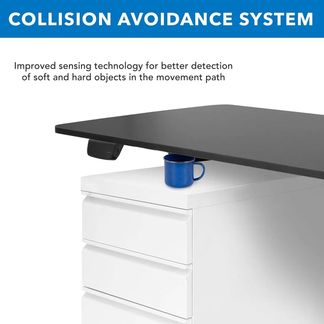 Mount-It! Dual Motor Electric Standing Desk (Frame Only), MI-8030