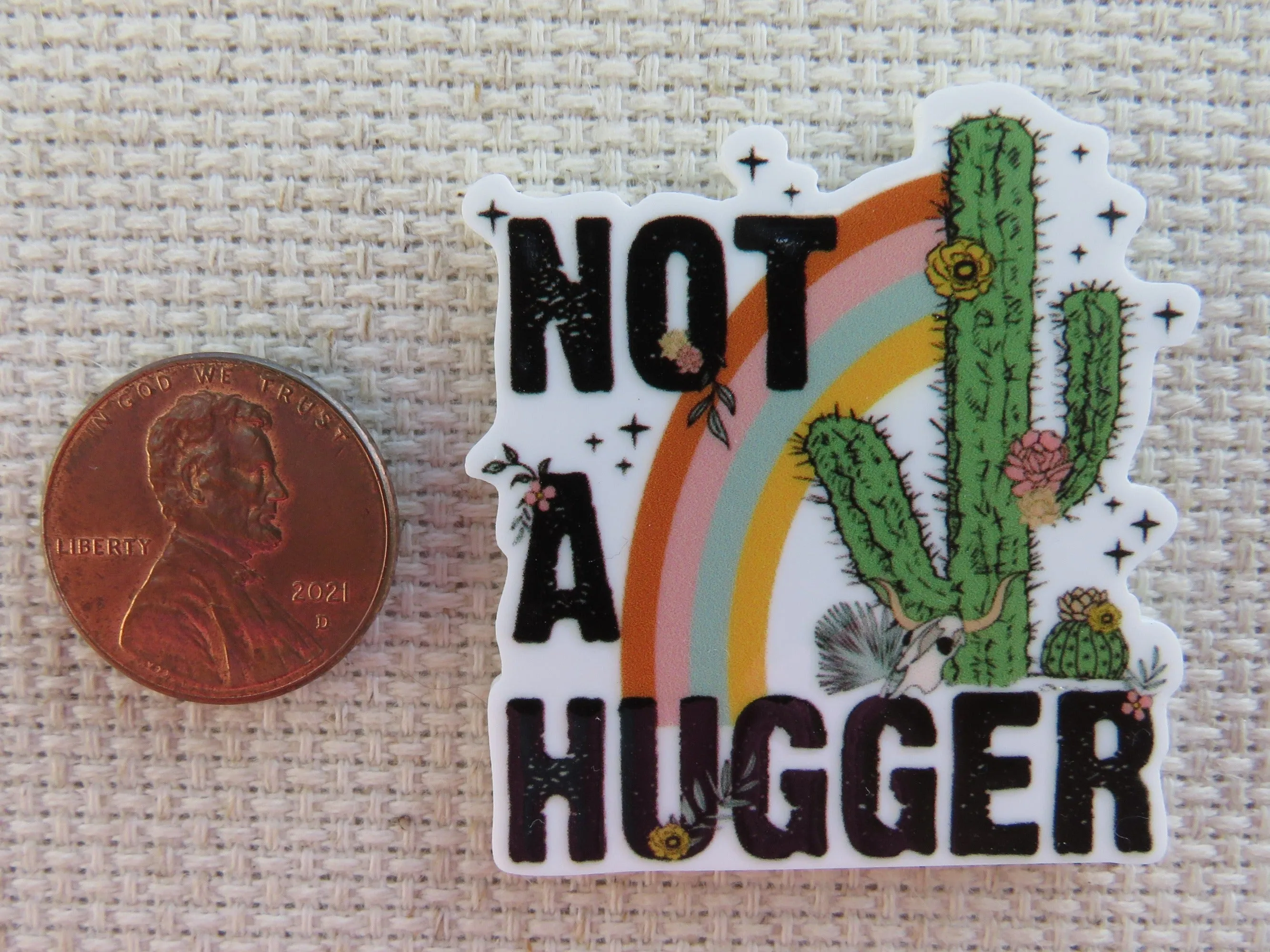Not A Hugger Needle Minder, Cover Minder, Magnet