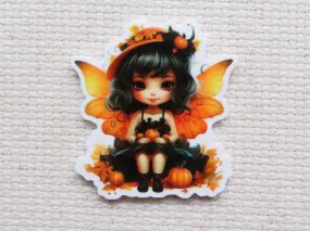 Orange Fairy Needle Minder, Cover Minder, Magnet