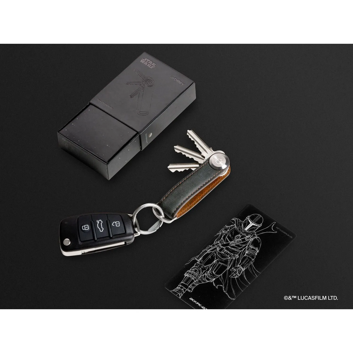Orbitkey Star Wars Crazy Horse Leather Key Organiser