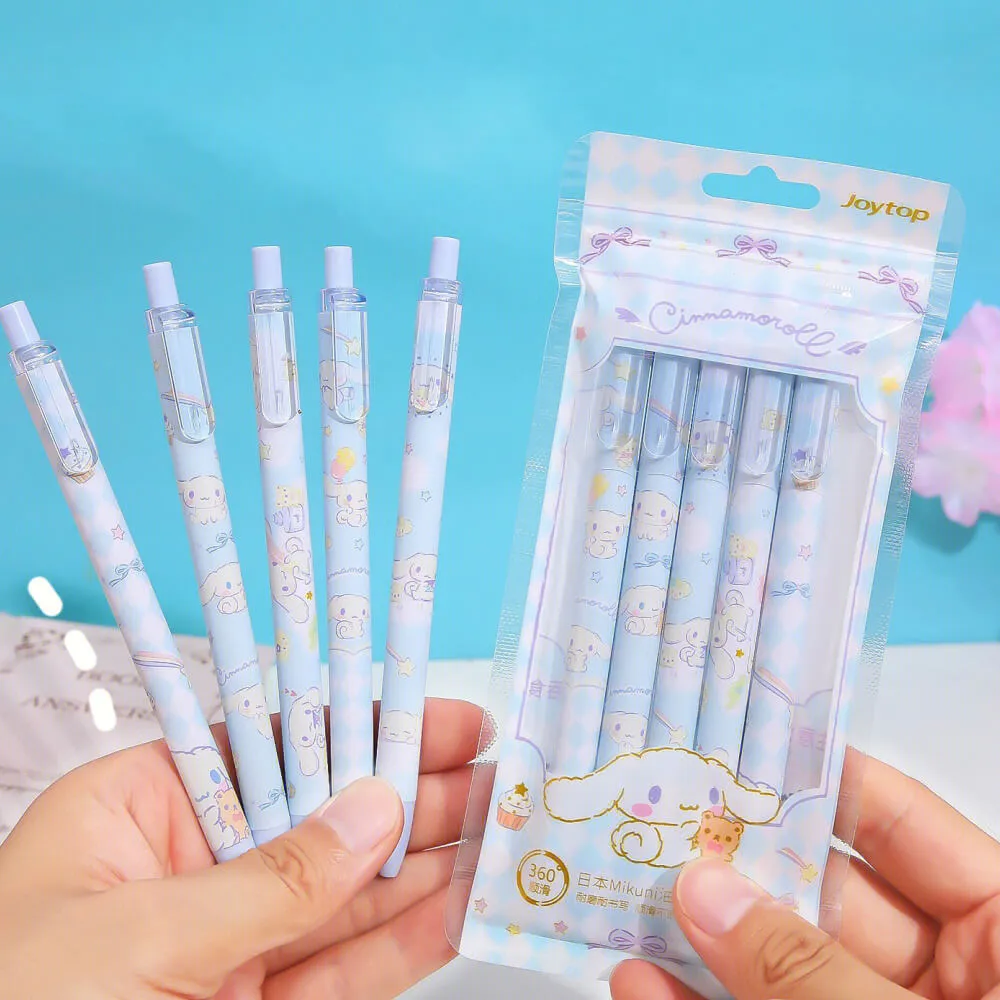 Pack of 5 Cinnamoroll Gel Pen Set