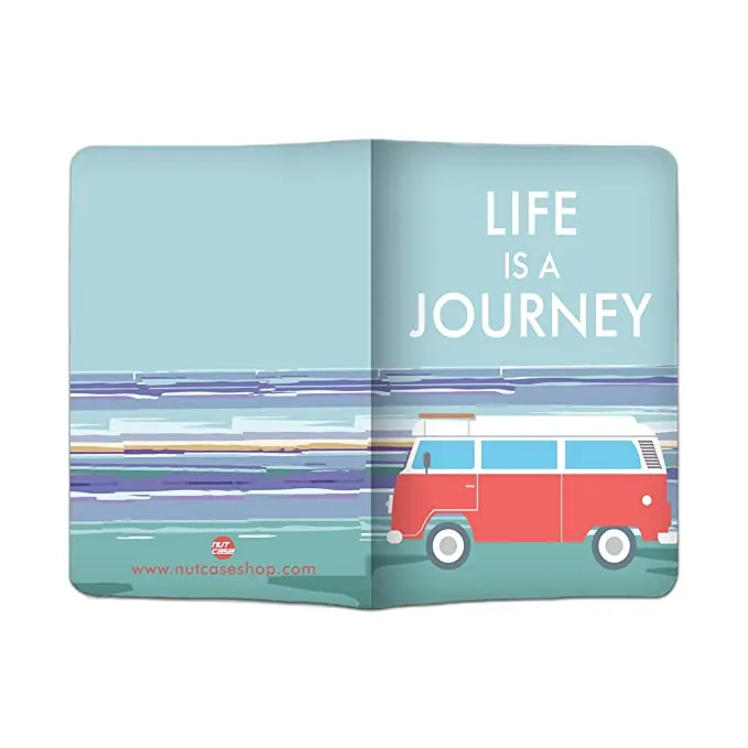 Passport Cover Holder Travel Wallet Case - Life Is a Journey