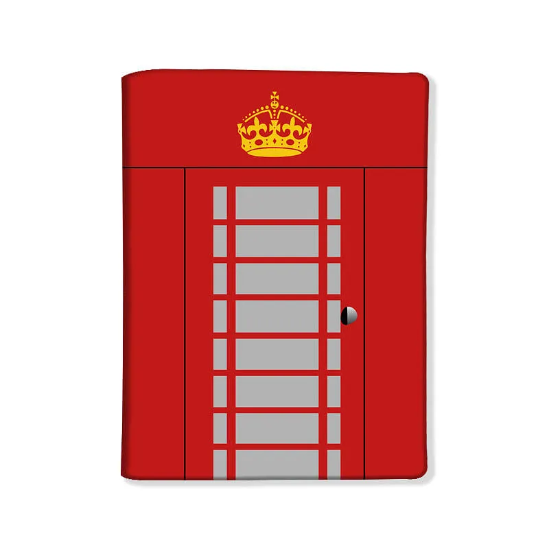 Passport Cover Travel Wallet Holder -Telephone Booth