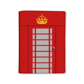 Passport Cover Travel Wallet Holder -Telephone Booth