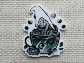 Phases of the Moon Teacup Needle Minder, Cover Minder, Magnet