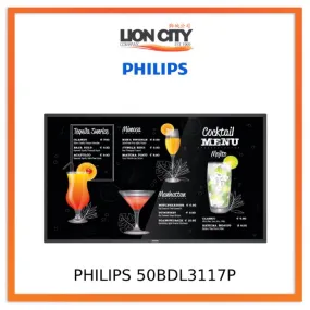 PHILIPS 50BDL3117P 50" 700 nit Commercial Display