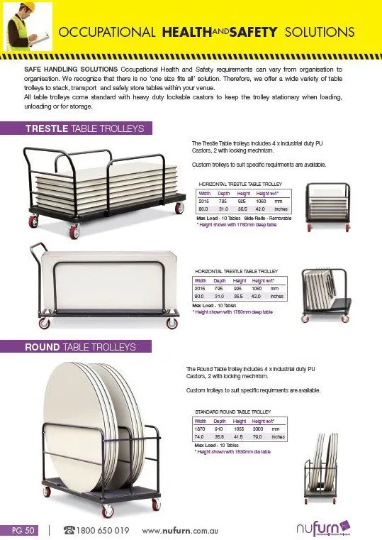 Platinum - 4ft Round Folding Banquet Tables