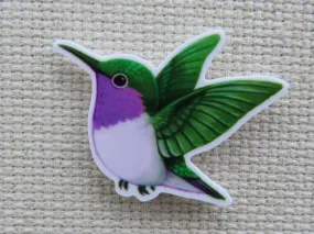 Pretty Hummingbird Needle Minder, Cover Minder, Magnet