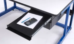 Production Basics 8600 Solution Series Writing Shelf and 3" Drawer for Workstations, 19"D x 14"W