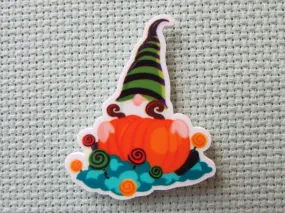 Pumpkin Gnome Needle Minder, Cover Minder, Magnet