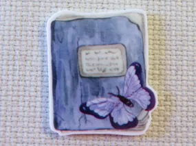 Purple Journal Needle Minder, Cover Minder, Magnet