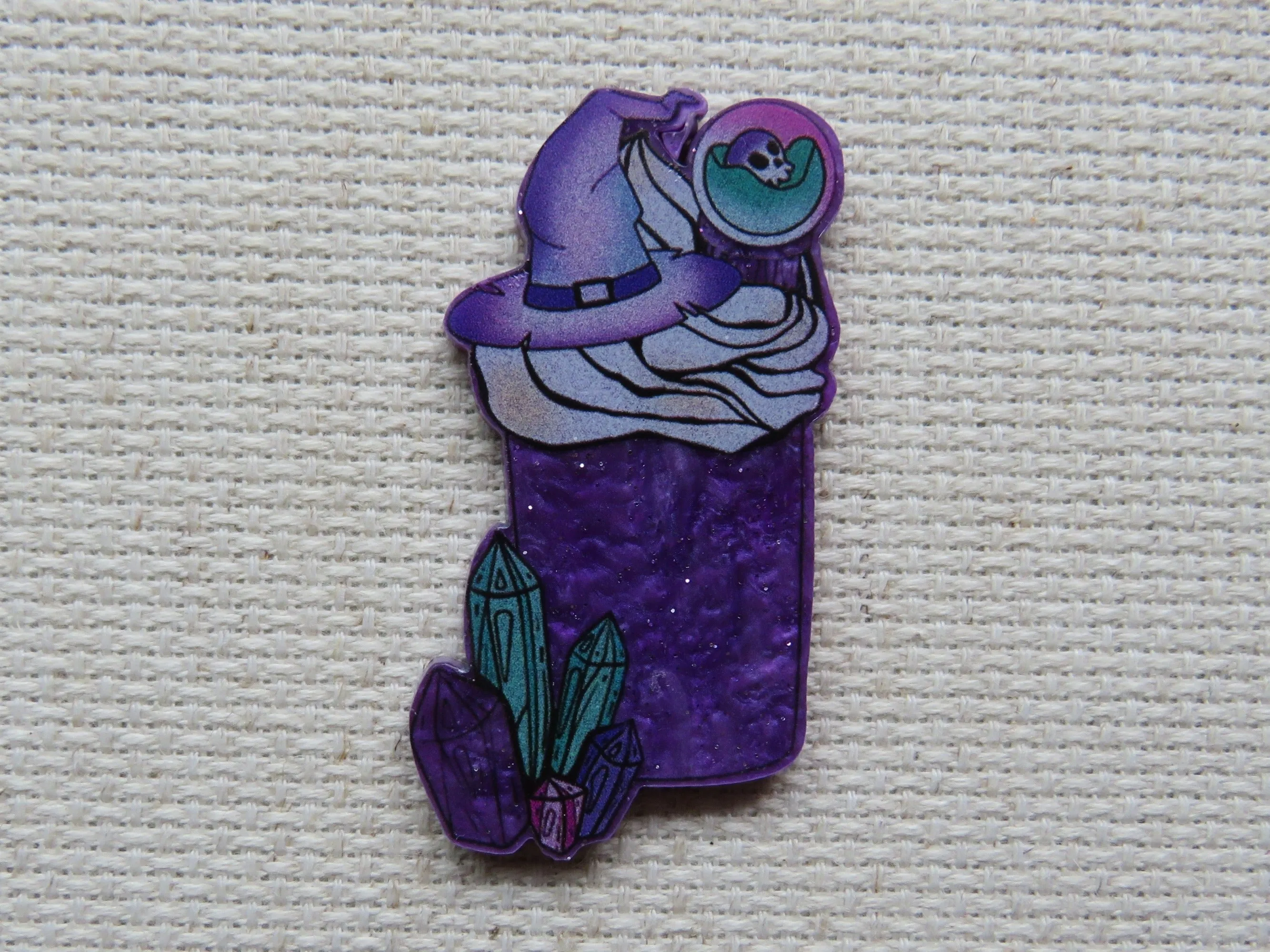 Purple Witchy Brew Needle Minder, Cover Minder, Magnet