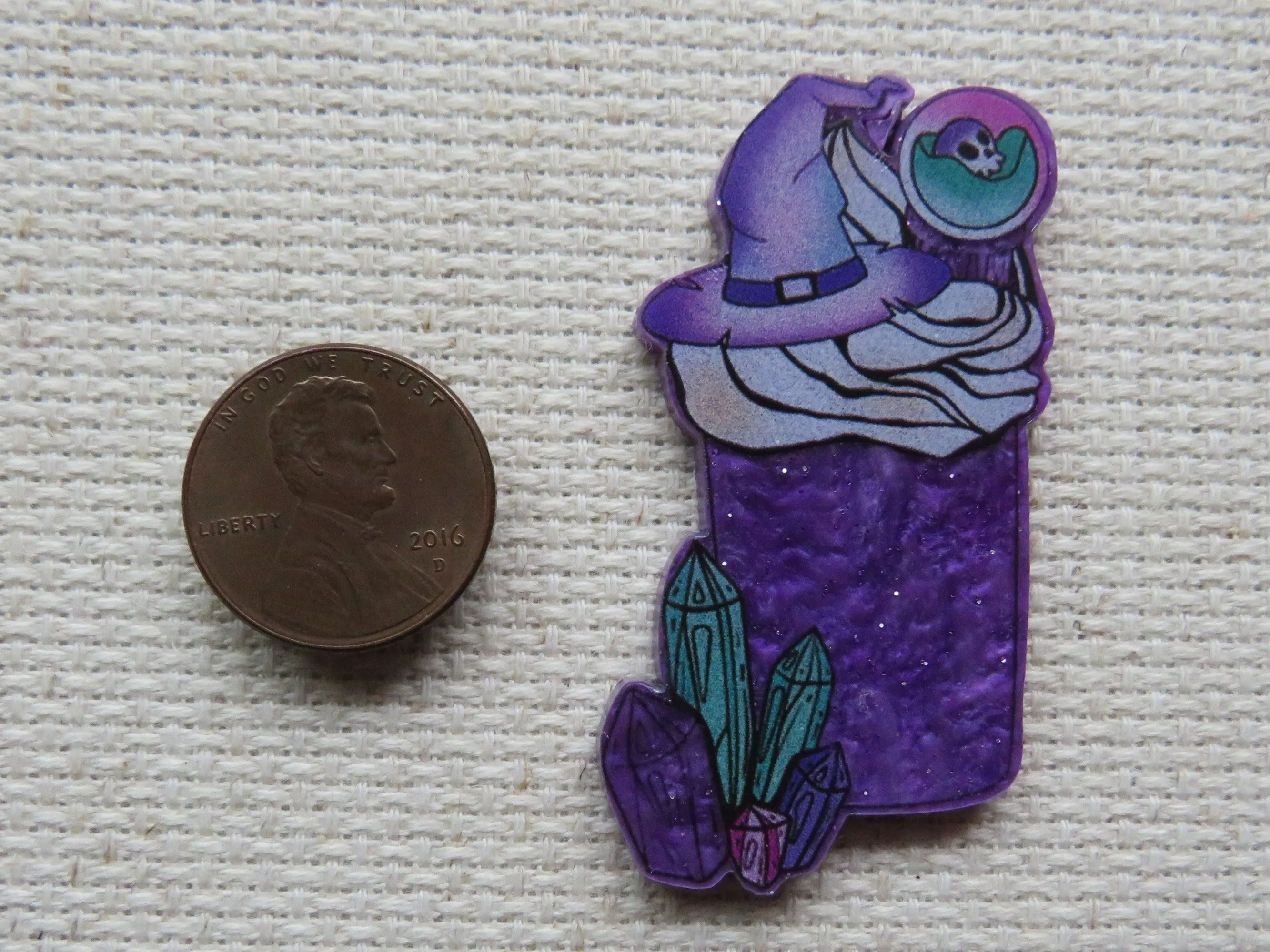 Purple Witchy Brew Needle Minder, Cover Minder, Magnet