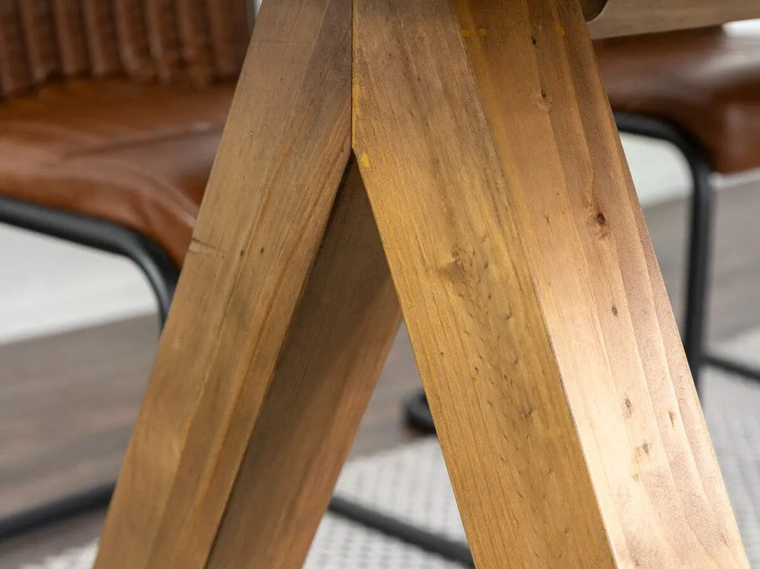 Pyramid 2M Fixed Top Dining Table