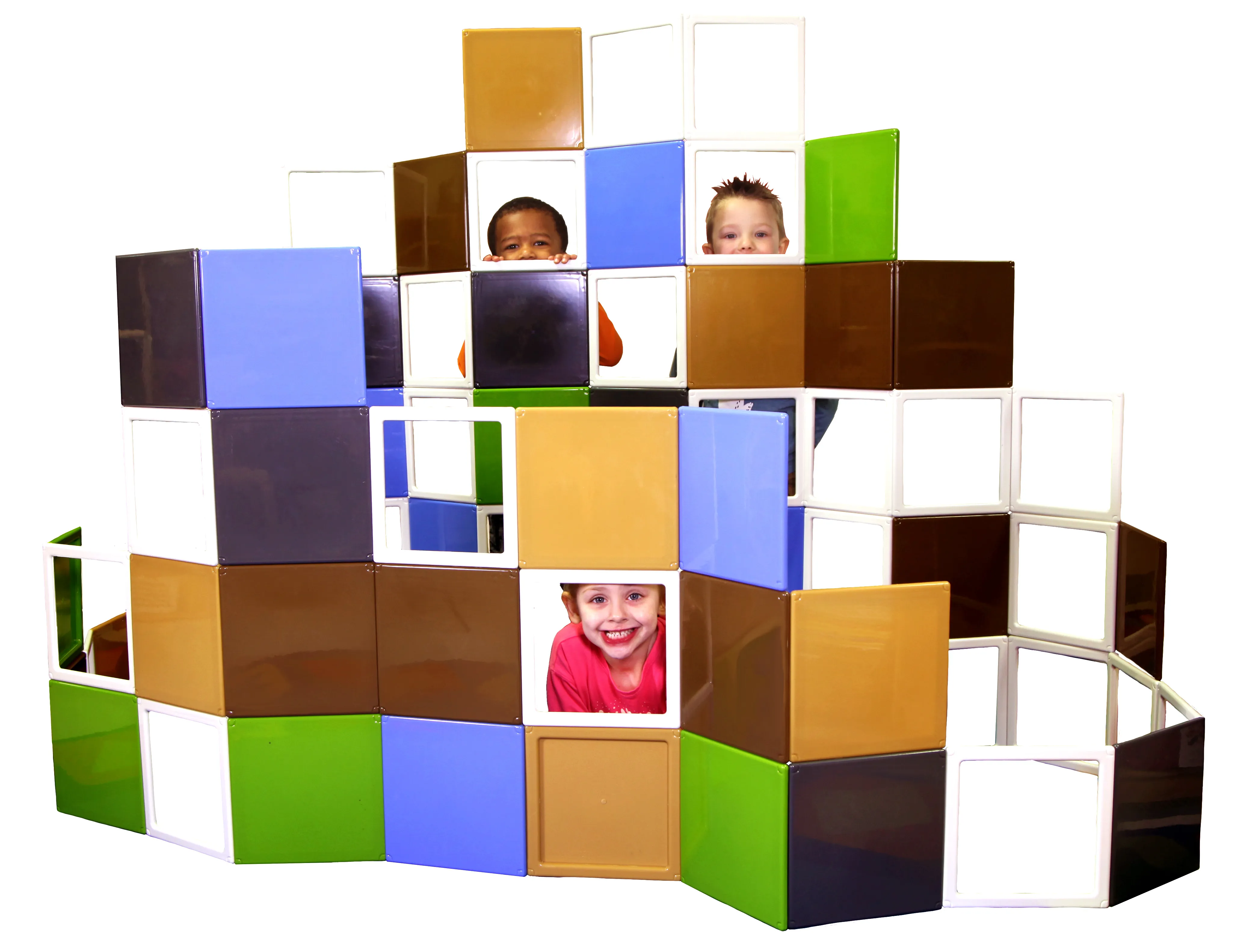 Rainbow Solids 76 pc School/Small Exhibit set