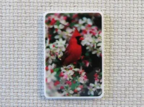 Red Cardinal Bird Needle Minder, Cover Minder, Magnet