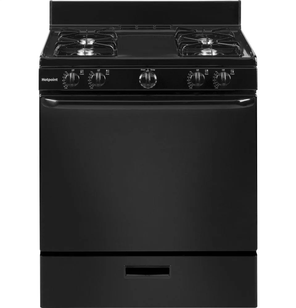 RGBS100DMBB Hotpoint® 30" Free-Standing Gas Range