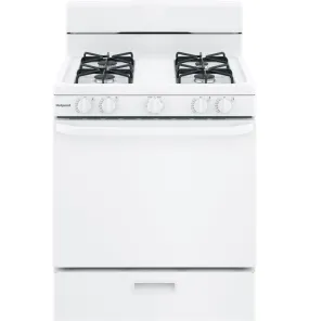 RGBS300DMWW Hotpoint® 30" Free-Standing Gas Range