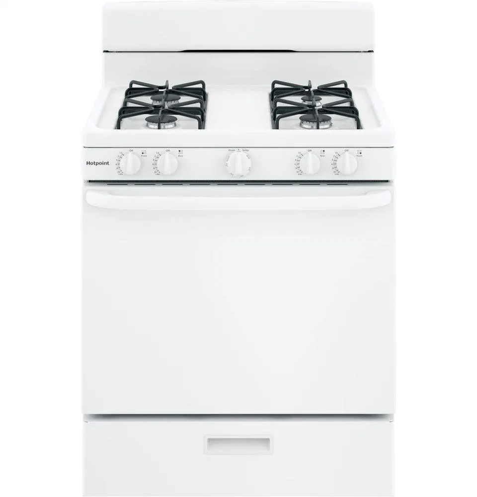 RGBS300DMWW Hotpoint® 30" Free-Standing Gas Range