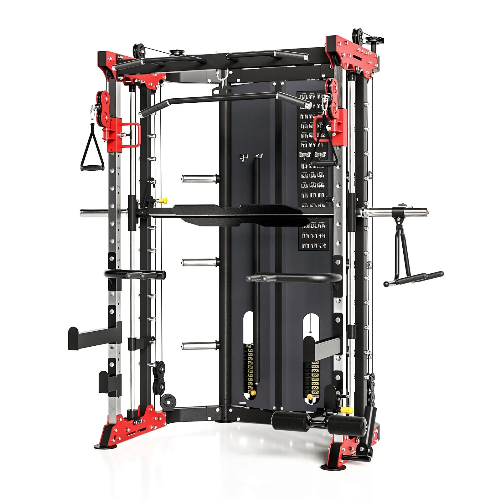RitFit BPC05 Multifunctional Smith Machine with 260LB Weight Stacks