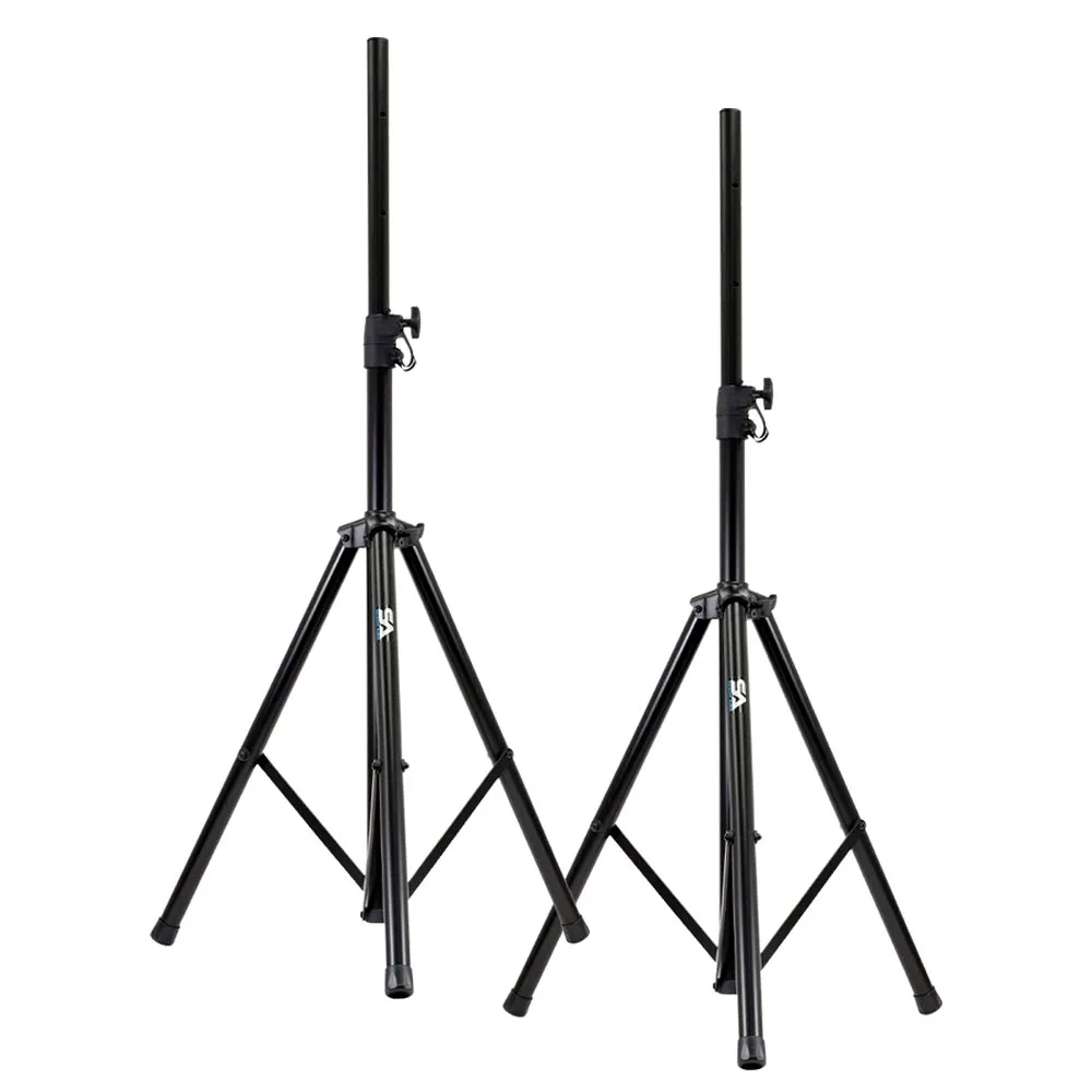 SA-SS01 - Pair of Heavy Duty Professional Tripod Speaker Stands for PA/DJ Loudspeakers