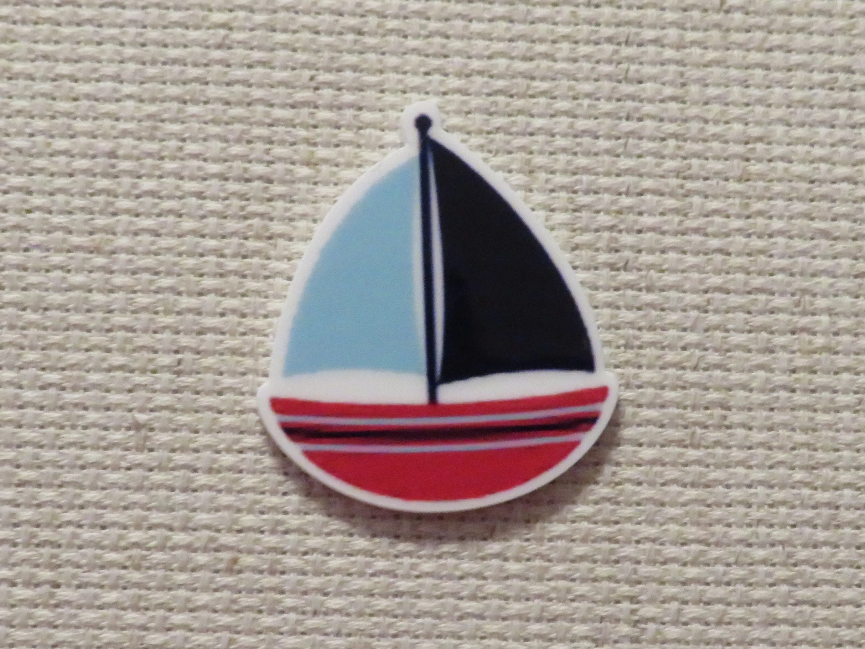 Sailboat Needle Minder, Cover Minder, Magnet