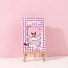 Sanrio College Style Frame Cardboard Sticky Notes