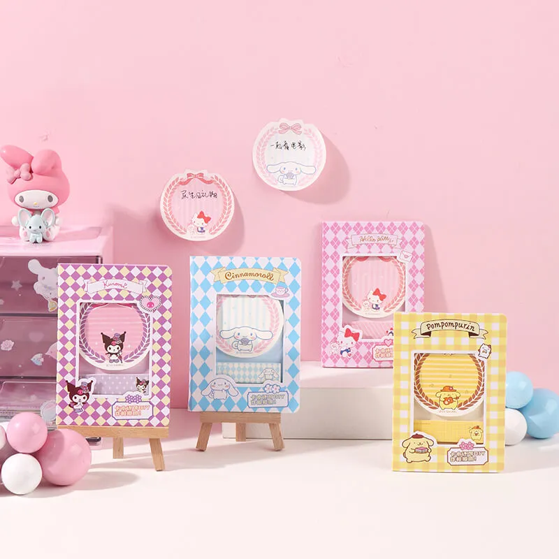 Sanrio College Style Frame Cardboard Sticky Notes