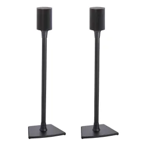 Sanus Fixed-Height Speaker Stands for Sonos Era 100 - Pair (Black)