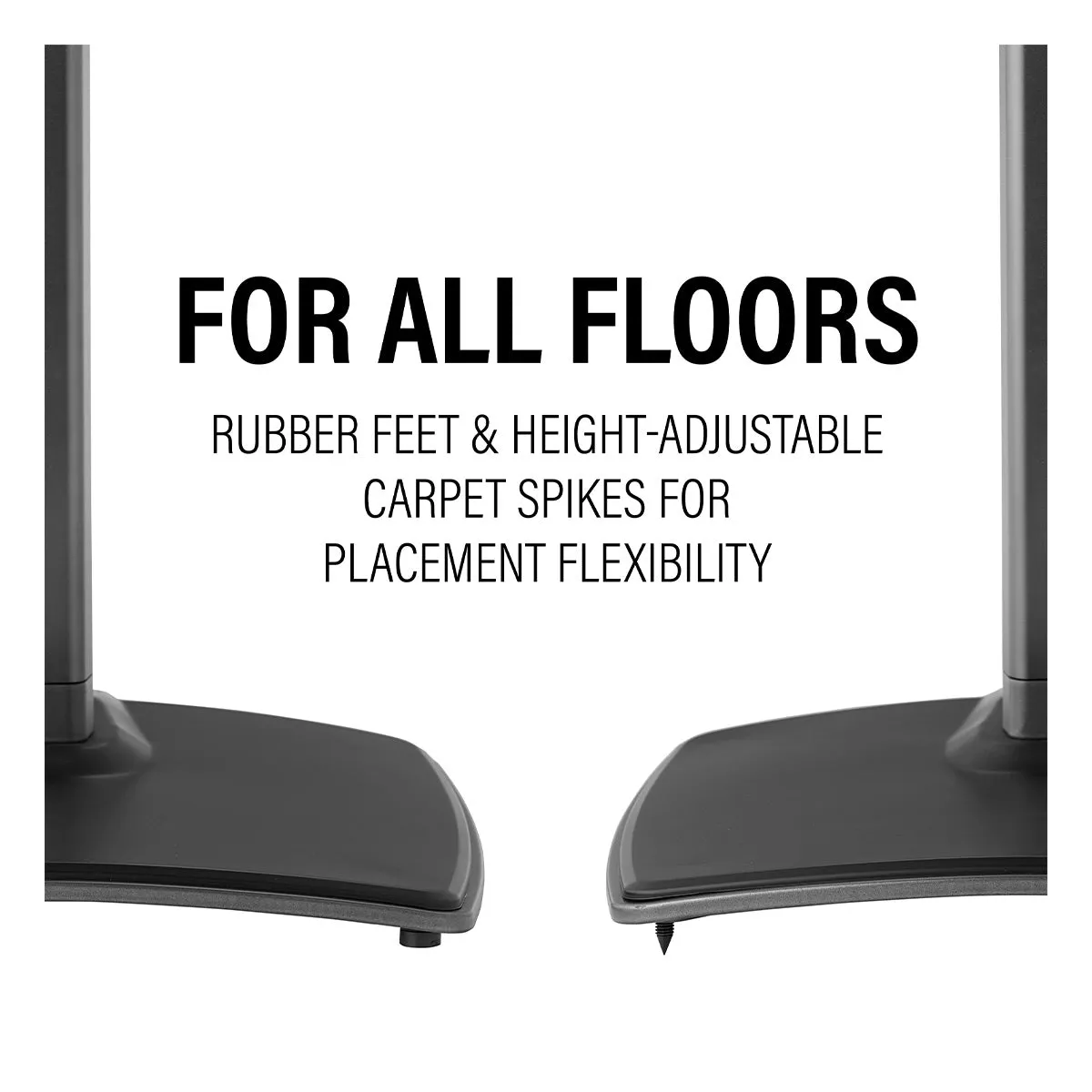 Sanus Fixed-Height Speaker Stands for Sonos Era 300 - Pair (Black)