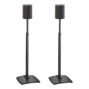 Sanus Height-Adjustable Speaker Stands for Sonos Era 100 - Pair (Black)