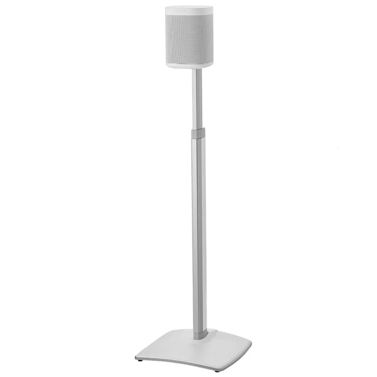 Sanus WSSA1 Height-Adjustable Wireless Speaker Stand for Sonos ONE, PLAY:1, and PLAY:3 - Each (White)