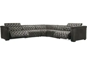 Savion Grandier 5 pc Sectional w/2 PWR Recline PWR Headrest