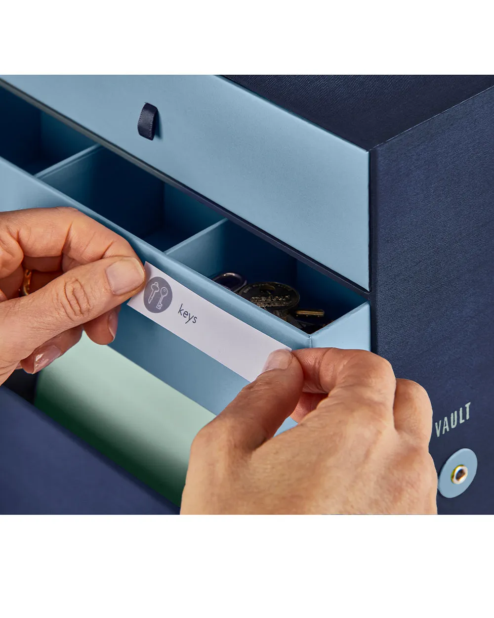 Savor The Vault All-In-One Office Organizer Blue