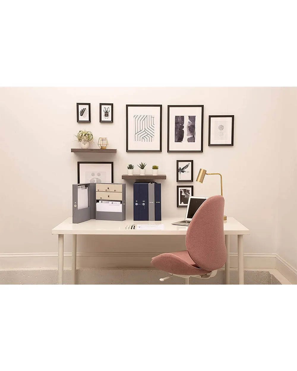 Savor The Vault All-In-One Office Organizer Blue