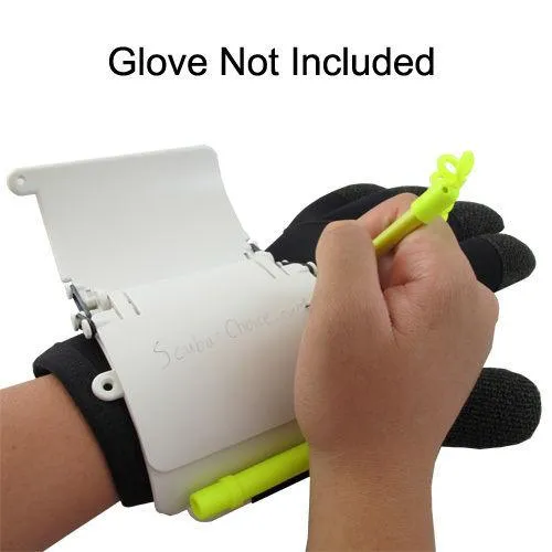 Scuba Diving 3 Panels Wrist Writing Dive Slate with Pencil