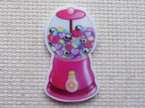 Skulls and Hearts Gumball Machine Needle Minder, Cover Minder, Magnet
