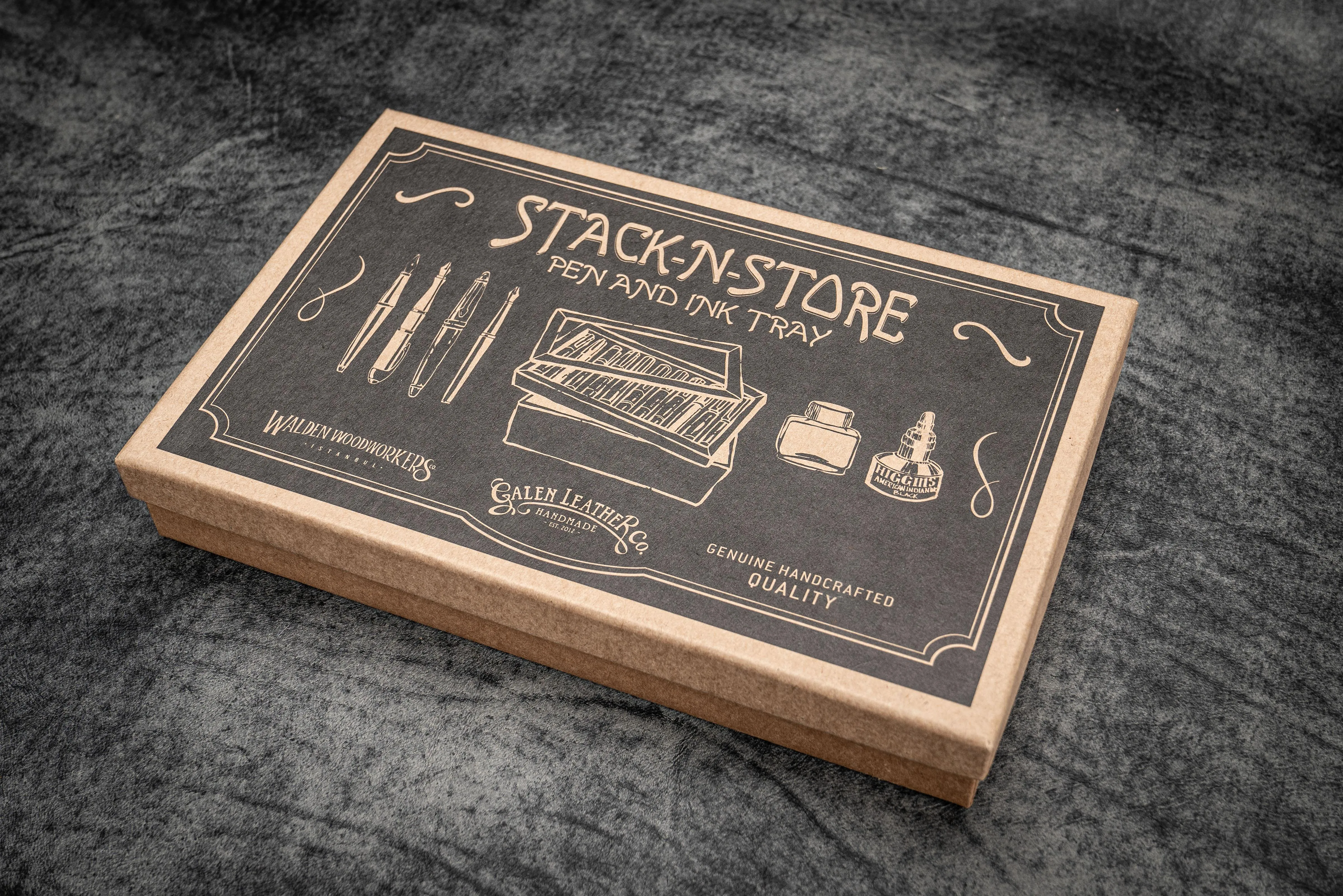 Stack & Store Wood Pen Display Box - Without Top