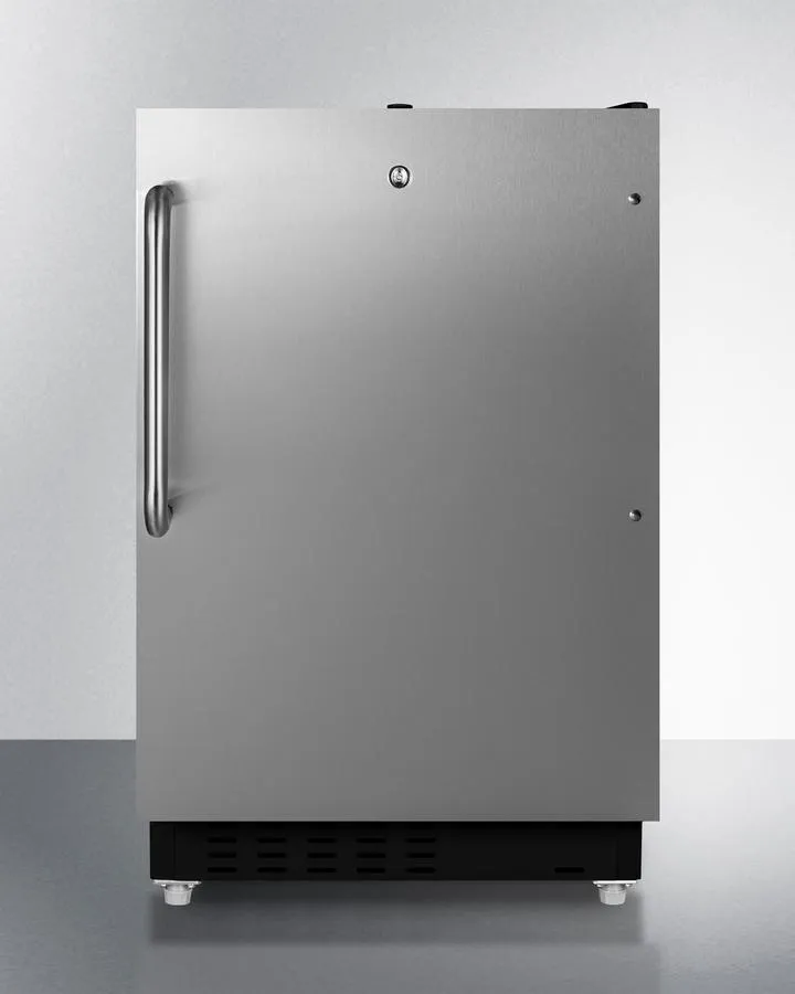 Summit ALRF49BCSS 21" Wide Built-in Refrigerator-freezer, ADA Compliant