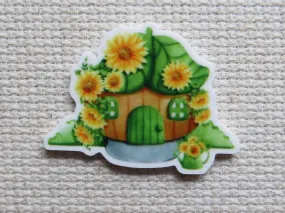 Sunflower Leaf House Needle Minder, Cover Minder, Magnet