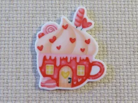 Tea Cupcake House Needle Minder, Cover Minder, Magnet