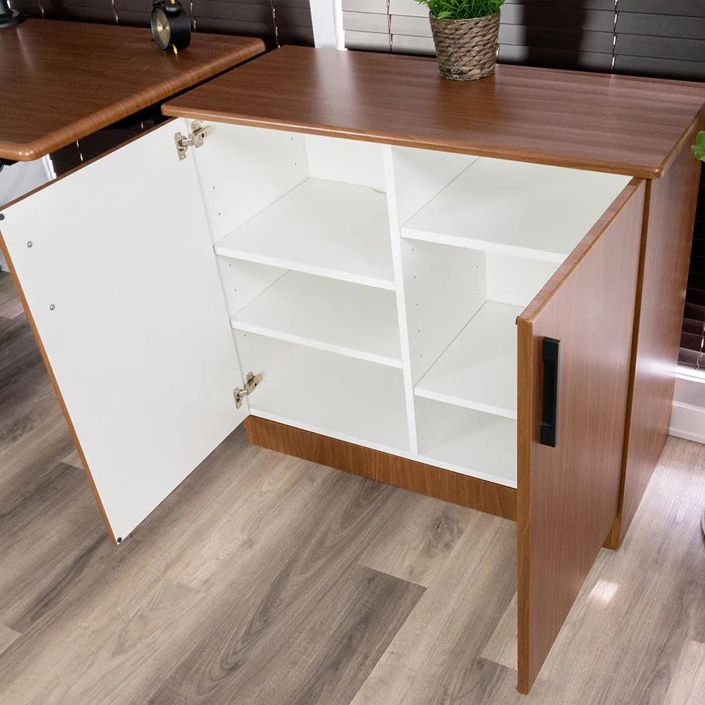 Two-Door Credenza - 3D Laminate