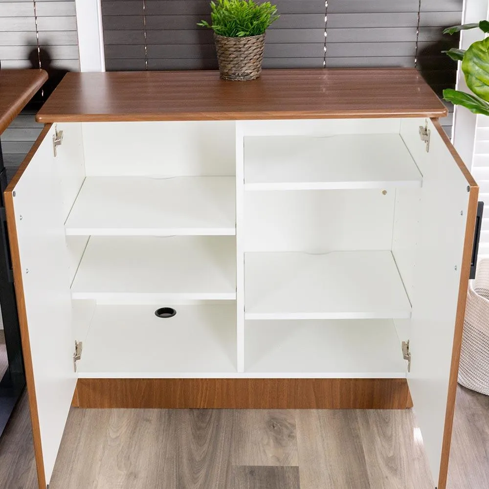 Two-Door Credenza - 3D Laminate